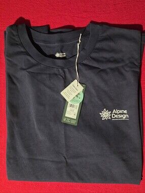 Alpine Design Navy Short-Sleeve Logo Tee